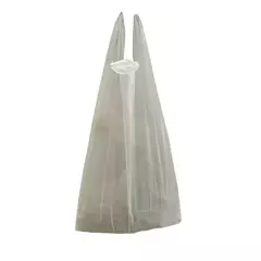 SACOLA PLASTICA RECICLADA BRANCA 45X60 1 KG