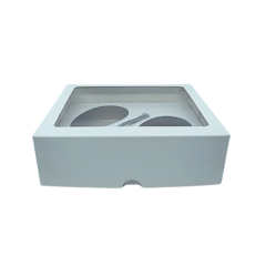 CAIXA PARA OVO DE PASCOA BRANCA 19X15X6 100/150 10 UNI LOJA - comprar online