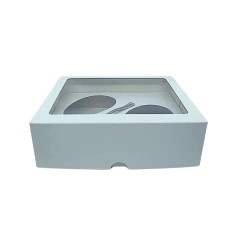 CAIXA PARA OVO DE PASCOA BRANCA 19X15X6 100/150 20 UNI LOJA - Salvo Embalagens