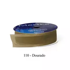 FOC-1055/23MM FITA ORGANZA MERITA 9,14M - -   - A110 - DOURADO