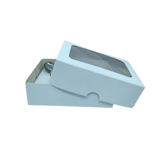 CAIXA PARA OVO DE PASCOA BRANCA 13X9X4 50 GR 10 UNI LOJA - loja online