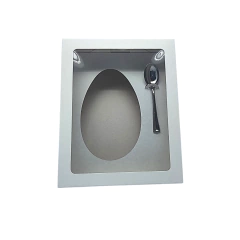 CAIXA PARA OVO DE PASCOA BRANCA 19X15X6 350 GR 20 UNI LOJA - loja online