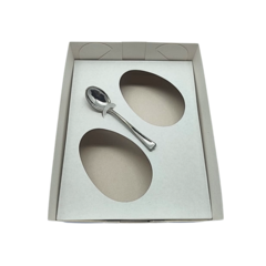 CAIXA PARA OVO DE PASCOA BRANCA 19X15X6 100/150 10 UNI LOJA - Salvo Embalagens