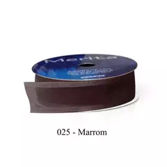 FOC-1055/23MM FITA ORGANZA MERITA 9,14M - -   - A025 - MARROM
