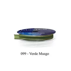 FOCFM-2000/10MM FITA ORGANZA MET. MERITA 9,14M - -   - A099 - VERDE MUSGO