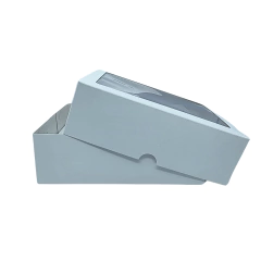 CAIXA PARA OVO DE PASCOA BRANCA 19X15X6 350 GR 10 UNI LOJA - loja online