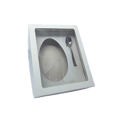 CAIXA PARA OVO DE PASCOA BRANCA 19X15X6 350 GR 20 UNI LOJA na internet