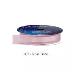 FOC-1051/16MM FITA ORGANZA MERITA 9,14M - -   - A005 - ROSA BB