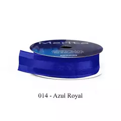 FOC-1051/23MM FITA ORGANZA MERITA 9,14M - -   - A014 - AZUL ROYAL