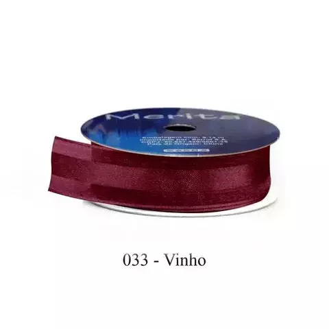 FOC-1051/23MM FITA ORGANZA MERITA 9,14M - -   - A033 - VINHO