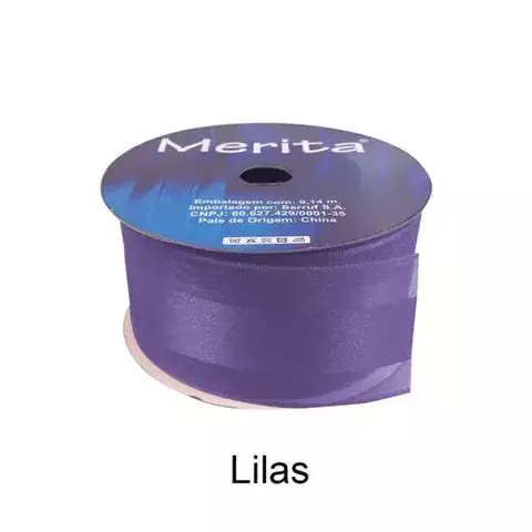 FOC-1051/38MM FITA ORGANZA MERITA 9.14M - -   - A093 - LILAS