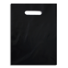 SACOLA PLASTICA BOCA DE PALHAÇO PRETA 25X35 PCT 1KG