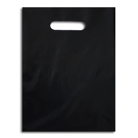 SACOLA PLASTICA BOCA DE PALHAÇO PRETA 35X45 PCT 1KG