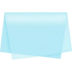 Papel seda Azul Bebe 50x70 - 20 folhas