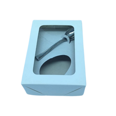 CAIXA PARA OVO DE PASCOA BRANCA 13X9X4 50 GR 10 UNI LOJA - Salvo Embalagens