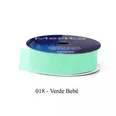 FO-1017/23MM FITA ORGANZA MERITA 9,14M - -   - A018 - VERDE BB