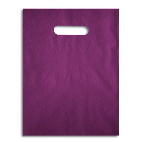 SACOLA PLASTICA BOCA DE PALHAÇO LILÁS 35X45 PCT 1KG