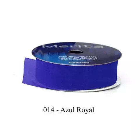 FO-1017/23MM FITA ORGANZA MERITA 9,14M - -   - A014 - AZUL ROYAL