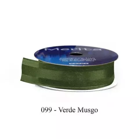 FOC-1051/23MM FITA ORGANZA MERITA 9,14M - -   - A099 - VERDE MUSGO