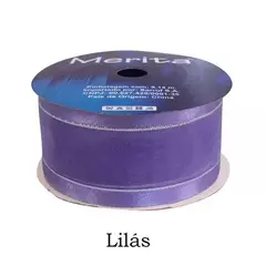 FOCFM-1000/38MM FITA ORGANZA MET. MERITA 9,14M - -   - A093 - LILAS