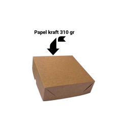 Caixa Kraft 20x20x6 sem visor - 60 unidades - comprar online
