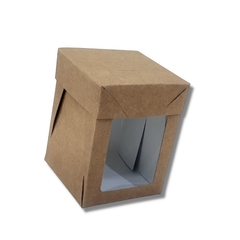 Caixa kraft presente mini Panetone 100 grs 20 unidades
