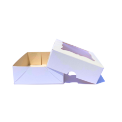 Caixa Para Presente Branca 11x11x4 Tampa E Fundo 80 Un - comprar online