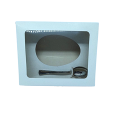 CAIXA PARA OVO DE PASCOA BRANCA 14X11X5 100/150 GR 10 UNI LOJA na internet