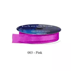 FOC-1051/16MM FITA ORGANZA MERITA 9,14M - -   - A003 - PINK