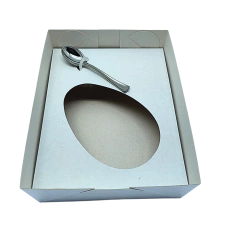 CAIXA PARA OVO DE PASCOA BRANCA 19X15X6 250 GR 20 UNI. LOJA - loja online