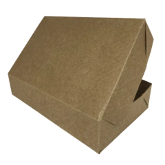 Caixa Kraft baú inteiriça 19x12x4 - 60 unidades - Salvo Embalagens