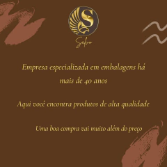 Caixa Kraft 22x10x4 com visor - 20 unidades - comprar online