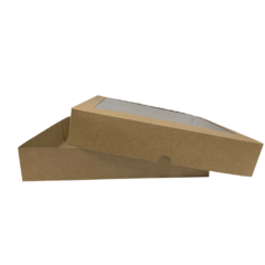 Caixa Kraft 32x32x6 com visor - 20 Unidades na internet
