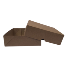 Caixa Kraft 20x20x6 sem visor - 60 unidades - Salvo Embalagens