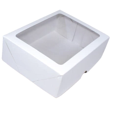 Caixa Branca 19x15x6 com visor - 60 unidades - comprar online