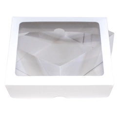 Imagem do Caixa Branca 19x15x6 com visor - 60 unidades
