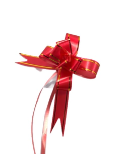 Laço Pronto Fácil Mágico Vermelho 18mm x 39cm - 10 un na internet