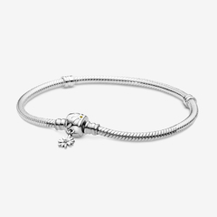 Pulsera flores white 19 cm-1496