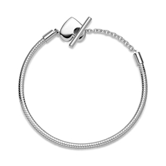 Pulsera broche corazon 20 cm-1073