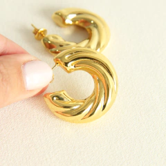 Argollitas gruesas - 2815 - tienda online
