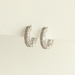 Argollitas silver and crystal-1080