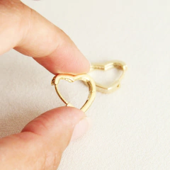 ARGOLLITAS CORAZÓN GOLD BIG - 2649 en internet