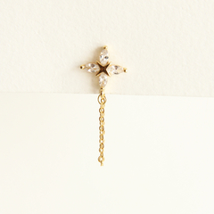 flor crystal and chain-1386