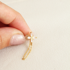 flor crystal and chain-1386 - comprar online