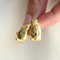 AROS GOTA CON CORAZONES - 2811 - comprar online