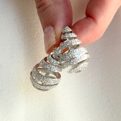 AROS ESPIRAL SILVER - 2802 - comprar online