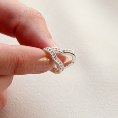 ARGOLLITAS CORAZÓN SILVER MEDIUM - 2681 - comprar online