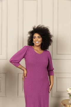 Vestido Daura - Uva Doce