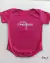 Body de Bebê Rosa- Eu Sou Combatente - Resgate Store