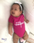 Body de Bebê Rosa- Eu Sou Combatente na internet